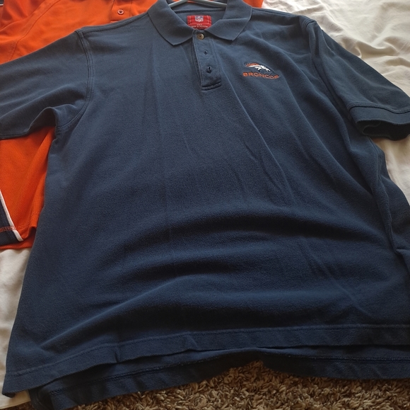 Two each Denver Bronco polos size l - Picture 5 of 10